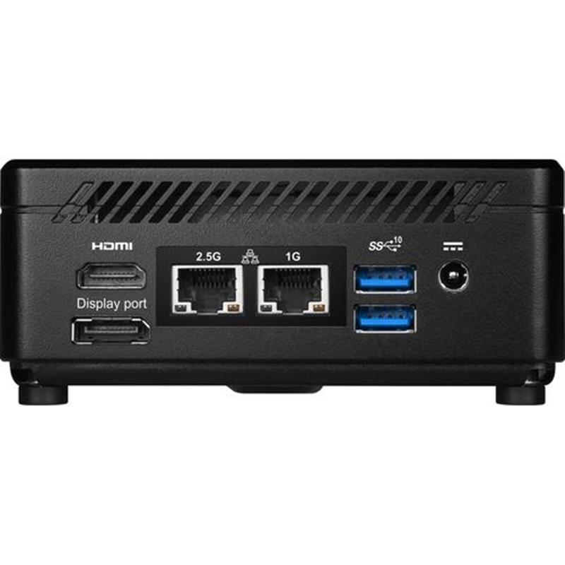 MSI Cubi 5 12M-004EU i3-1215U mini PC Intel® Core™ i3 8 GB DDR4-SDRAM 256 GB SSD Windows 11 Pro Zwart