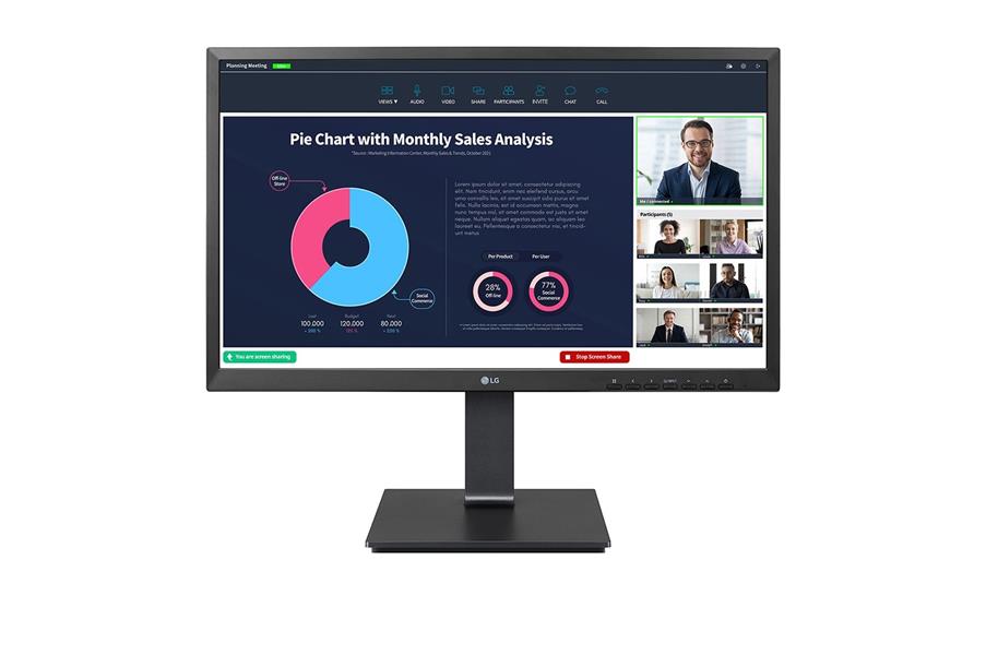 LG 24BP750C-B computer monitor 60,5 cm (23.8"") 1920 x 1080 Pixels Full HD LED Zwart