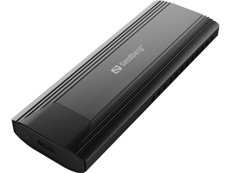 Sandberg USB 3.2 Case for M.2+NVMe SSD SDD-behuizing Zwart