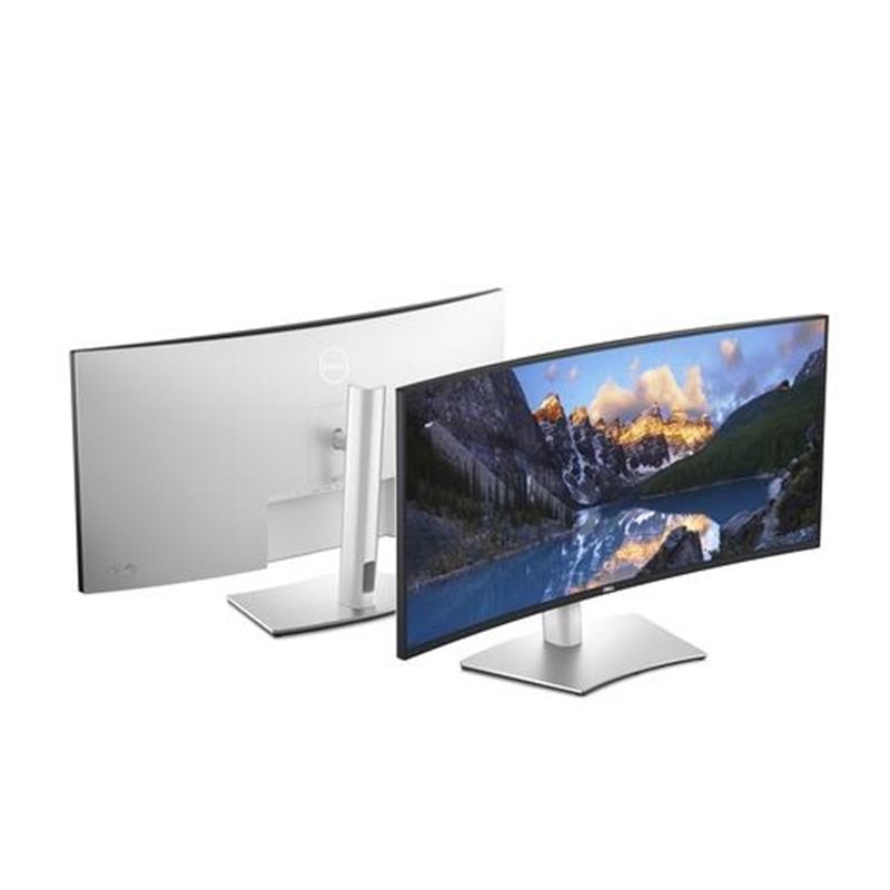 DELL UltraSharp U3824DW LED display 95,2 cm (37.5"") 3840 x 1600 Pixels Wide Quad HD+ LCD Zwart, Zilver