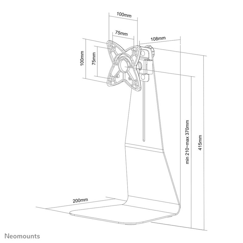 Neomounts monitor stand