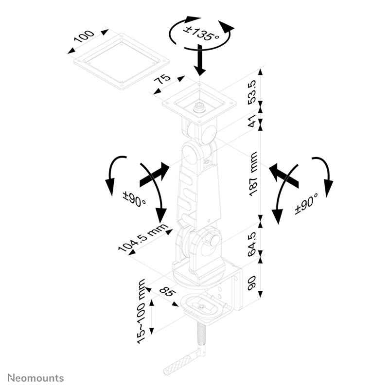 Neomounts monitorarm