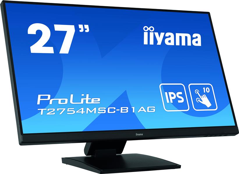 iiyama ProLite T2754MSC-B1AG touch screen-monitor 68,6 cm (27"") 1920 x 1080 Pixels Multi-touch Multi-gebruiker Zwart