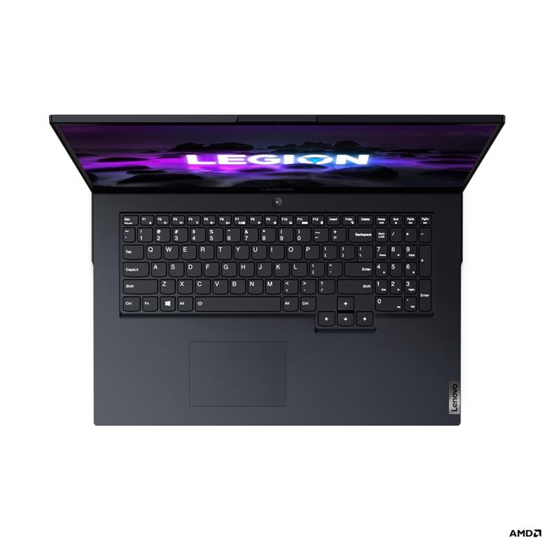 Lenovo Legion 5 5800H Notebook 43,9 cm (17.3"") Full HD AMD Ryzen™ 7 16 GB DDR4-SDRAM 512 GB SSD NVIDIA GeForce RTX 3070 Wi-Fi 6 (802.11ax) Windows 11