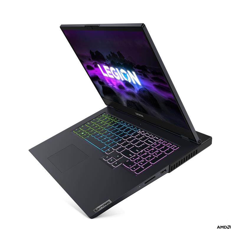 Lenovo Legion 5 5800H Notebook 43,9 cm (17.3"") Full HD AMD Ryzen™ 7 16 GB DDR4-SDRAM 512 GB SSD NVIDIA GeForce RTX 3070 Wi-Fi 6 (802.11ax) Windows 11