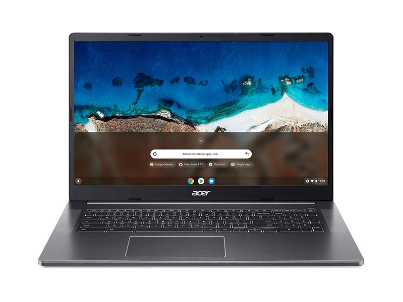 Acer Chromebook 317 CB317-1HT-P0CV 43 9 cm 17 3 Touchscreen Full HD Intel Pentium Silver 8 GB LPDDR4x-SDRAM 128 GB eMMC Wi-Fi 6 802 11ax Chrome OS Gri