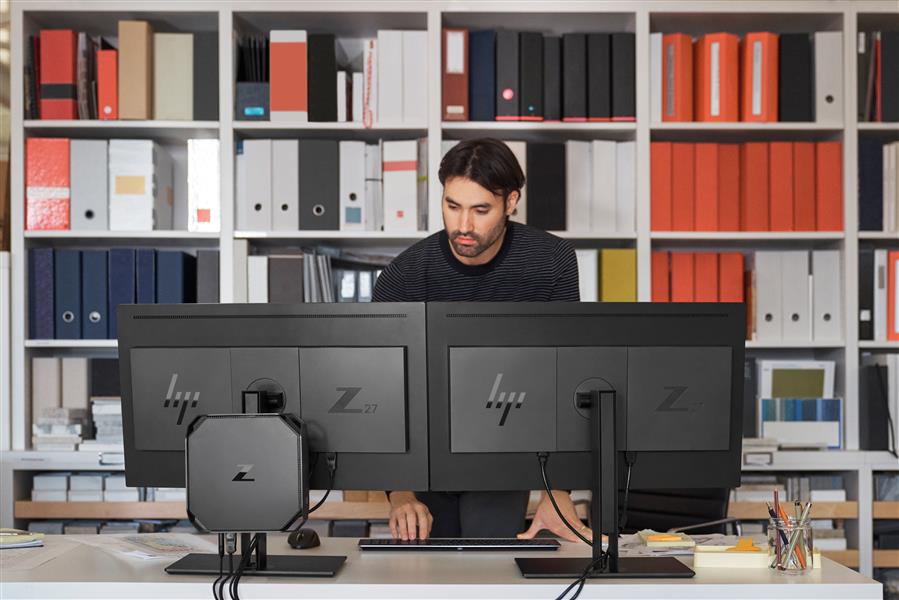 HP Z2 Mini G5 DDR4-SDRAM i9-10900K mini PC Intel® 10de generatie Core™ i9 32 GB 1000 GB SSD Windows 10 Pro for Workstations Workstation Zwart