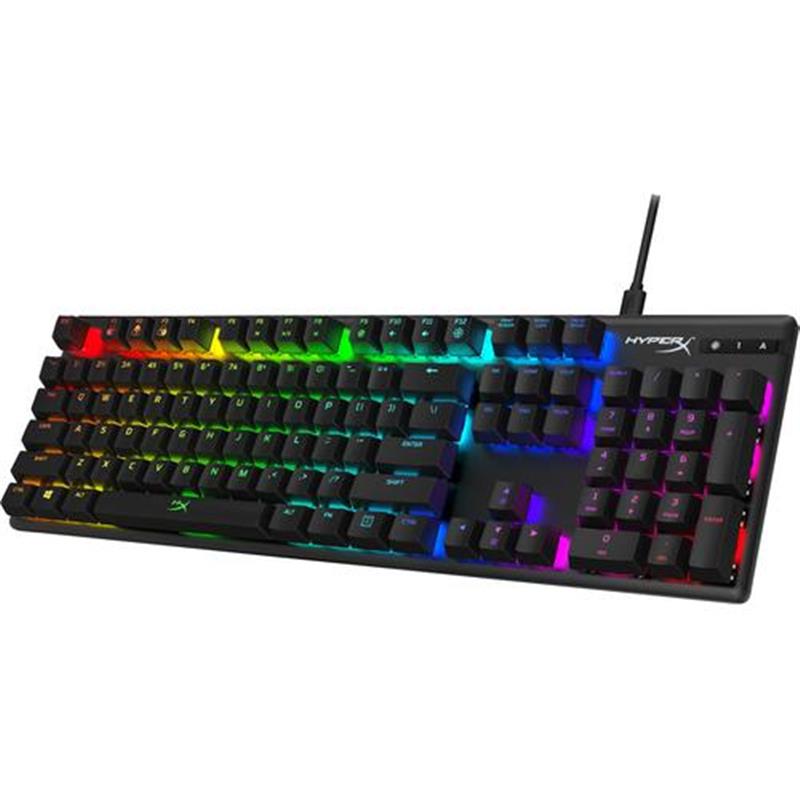 HyperX Alloy Origins - mechanisch gamingtoetsenbord - HX Red (US-indeling)