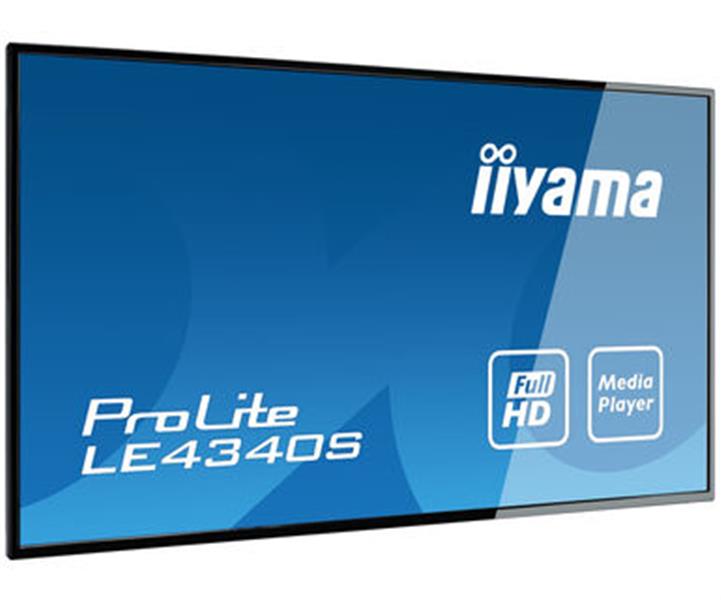 iiyama LE4340S-B3 beeldkrant Digitale signage flatscreen 109,2 cm (43"") LED Full HD Zwart