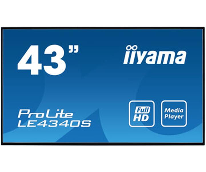 iiyama LE4340S-B3 beeldkrant Digitale signage flatscreen 109,2 cm (43"") LED Full HD Zwart