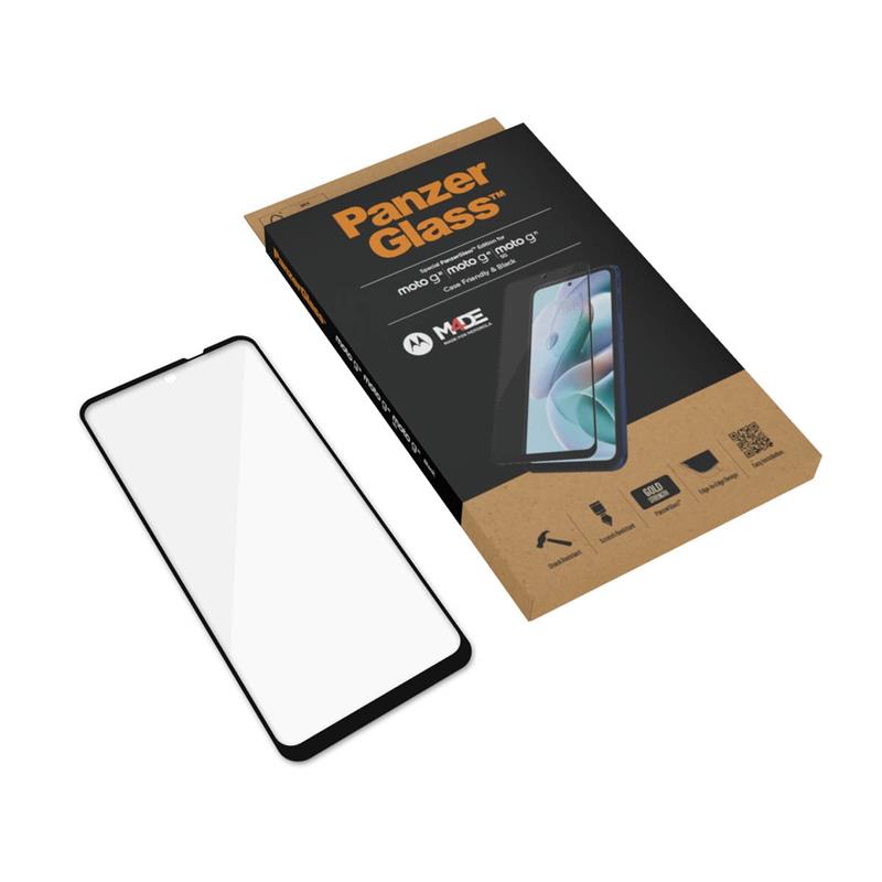 PanzerGlass 6555 scherm- & rugbeschermer voor mobiele telefoons Doorzichtige schermbeschermer Motorola 1 stuk(s)