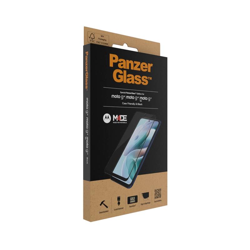 PanzerGlass 6555 scherm- & rugbeschermer voor mobiele telefoons Doorzichtige schermbeschermer Motorola 1 stuk(s)