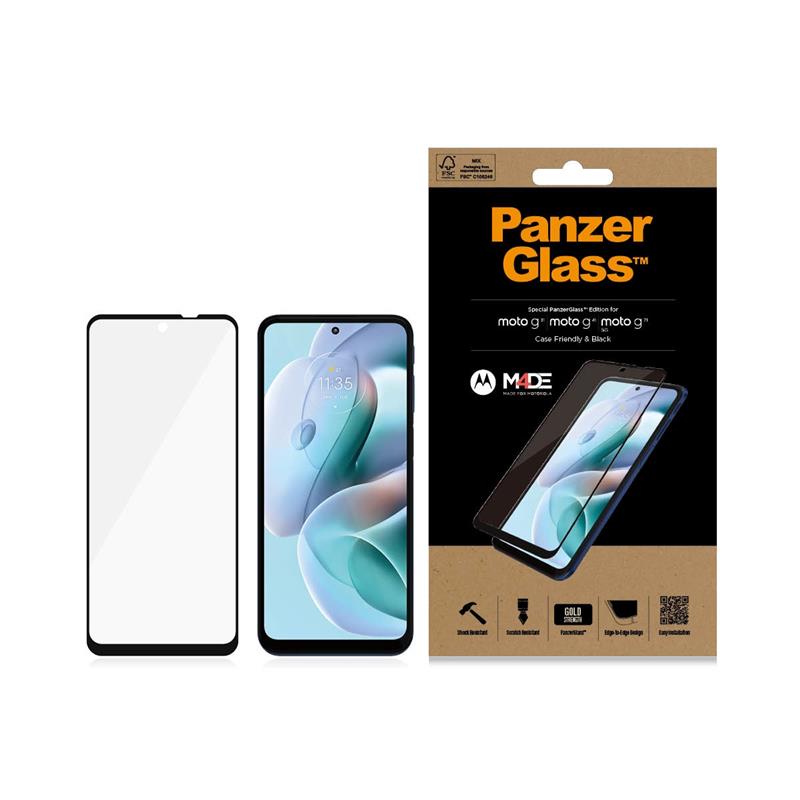 PanzerGlass 6555 scherm- & rugbeschermer voor mobiele telefoons Doorzichtige schermbeschermer Motorola 1 stuk(s)