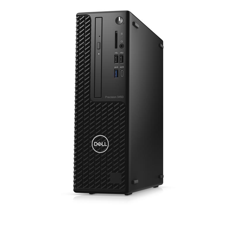 DELL Precision 3450 DDR4-SDRAM i7-10700 SFF Intel® Core™ i7 16 GB 512 GB SSD Windows 10 Pro Workstation Zwart