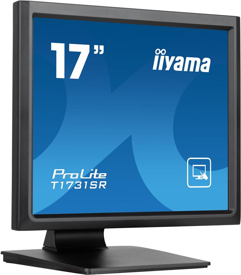 iiyama ProLite T1731SR-B1S computer monitor 43,2 cm (17"") 1280 x 1024 Pixels SXGA LCD Touchscreen Zwart