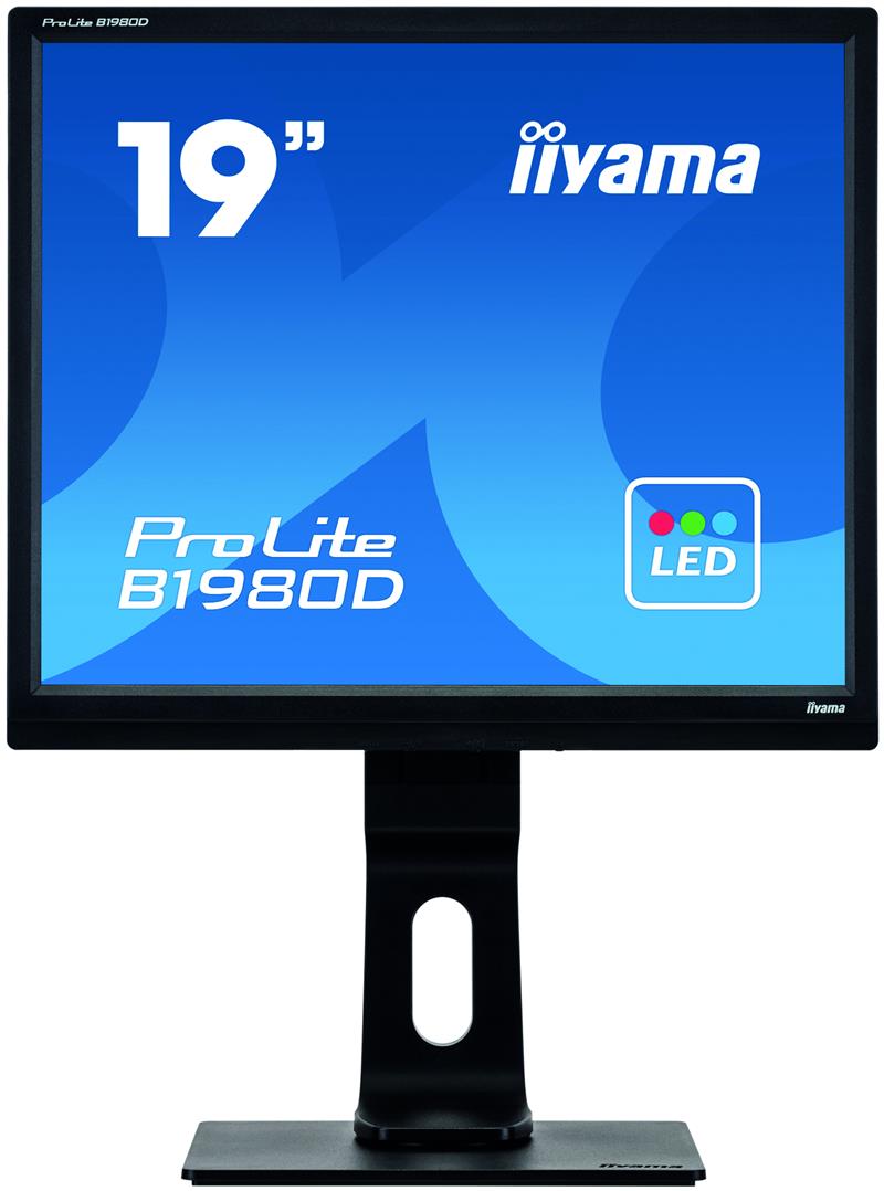 iiyama ProLite B1980D-B1 computer monitor 48,3 cm (19"") 1280 x 1024 Pixels SXGA LED Zwart