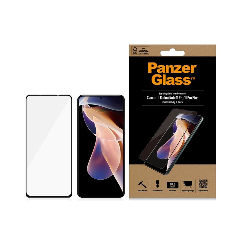 PanzerGlass 8052 scherm- & rugbeschermer voor mobiele telefoons Doorzichtige schermbeschermer Xiaomi 1 stuk(s)