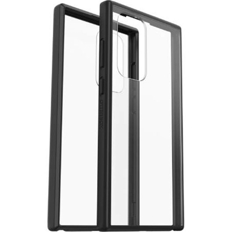 OtterBox React Series voor Samsung Galaxy S22 Ultra, transparant/zwart