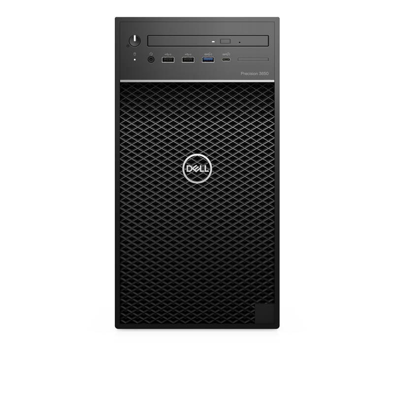 DELL Precision 3650 DDR4-SDRAM i7-10700K Tower Intel® 10de generatie Core™ i7 16 GB 512 GB SSD Windows 10 Pro Workstation Zwart