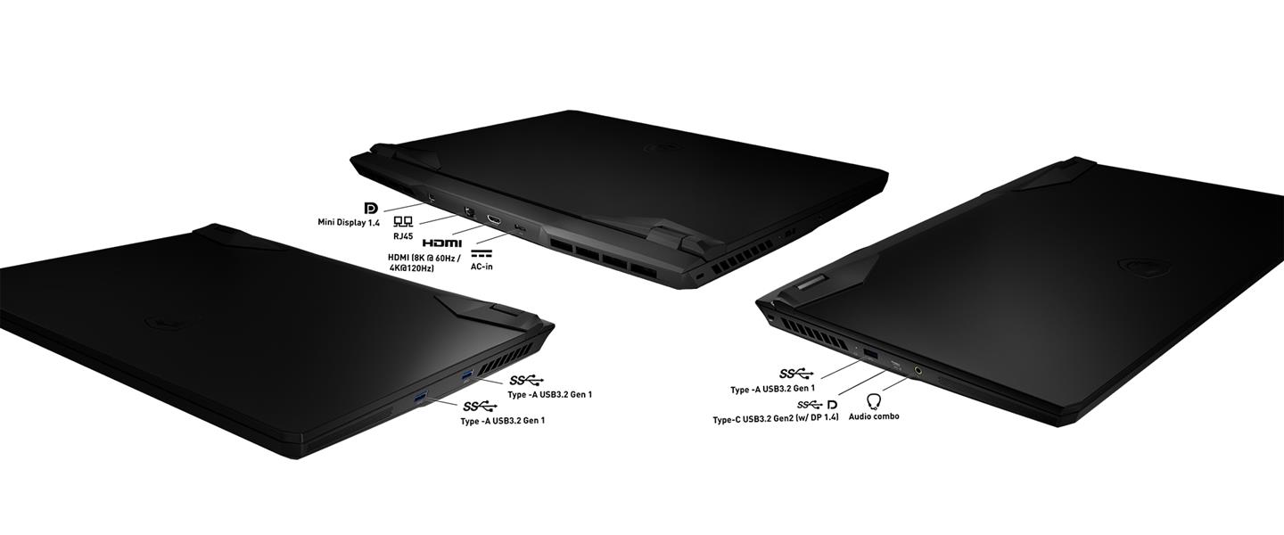MSI Gaming GP76 12UH-426NL Vector Notebook 43,9 cm (17.3"") Quad HD Intel® Core™ i9 16 GB DDR4-SDRAM 1000 GB SSD NVIDIA GeForce RTX 3080 Wi-Fi 6E (802