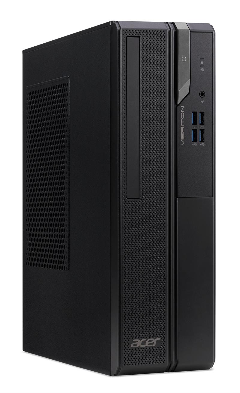 Acer Veriton X X2690G Desktop Intel® Core™ i3 i3-12100 8 GB DDR4-SDRAM 128 GB SSD Windows 11 Pro PC Zwart