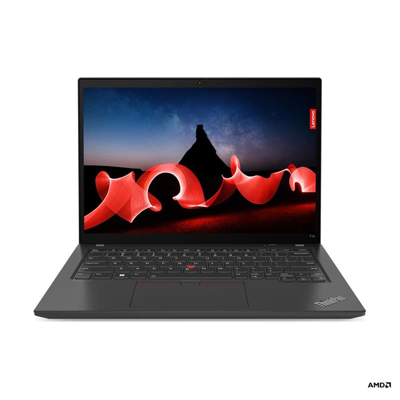 Lenovo ThinkPad T14 Laptop 35,6 cm (14"") WUXGA AMD Ryzen™ 7 PRO 7840U 16 GB LPDDR5x-SDRAM 512 GB SSD Wi-Fi 6E (802.11ax) Windows 11 Pro Zwart