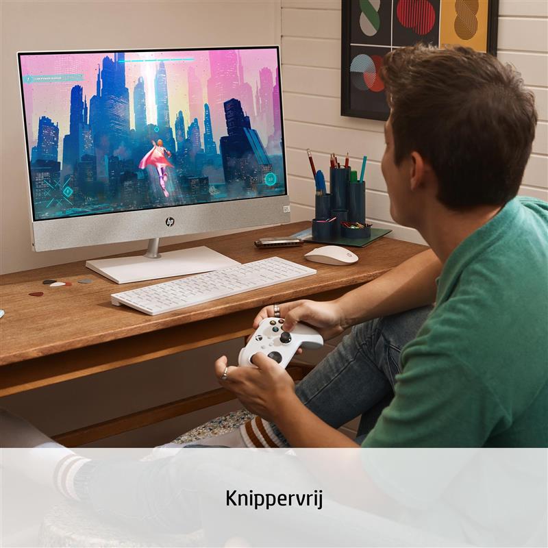 HP Pavilion 24-ca1220nd AMD Ryzen™ 7 60,5 cm (23.8"") 1920 x 1080 Pixels 16 GB DDR4-SDRAM 512 GB SSD Alles-in-één-pc Windows 11 Home Wi-Fi 6 (802.11ax