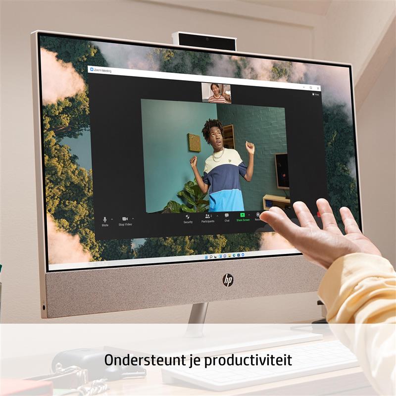 HP Pavilion 24-ca1220nd AMD Ryzen™ 7 60,5 cm (23.8"") 1920 x 1080 Pixels 16 GB DDR4-SDRAM 512 GB SSD Alles-in-één-pc Windows 11 Home Wi-Fi 6 (802.11ax