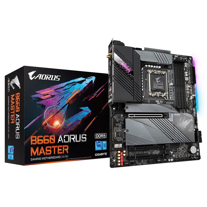 Gigabyte B660 AORUS MASTER moederbord Intel B660 LGA 1700 ATX