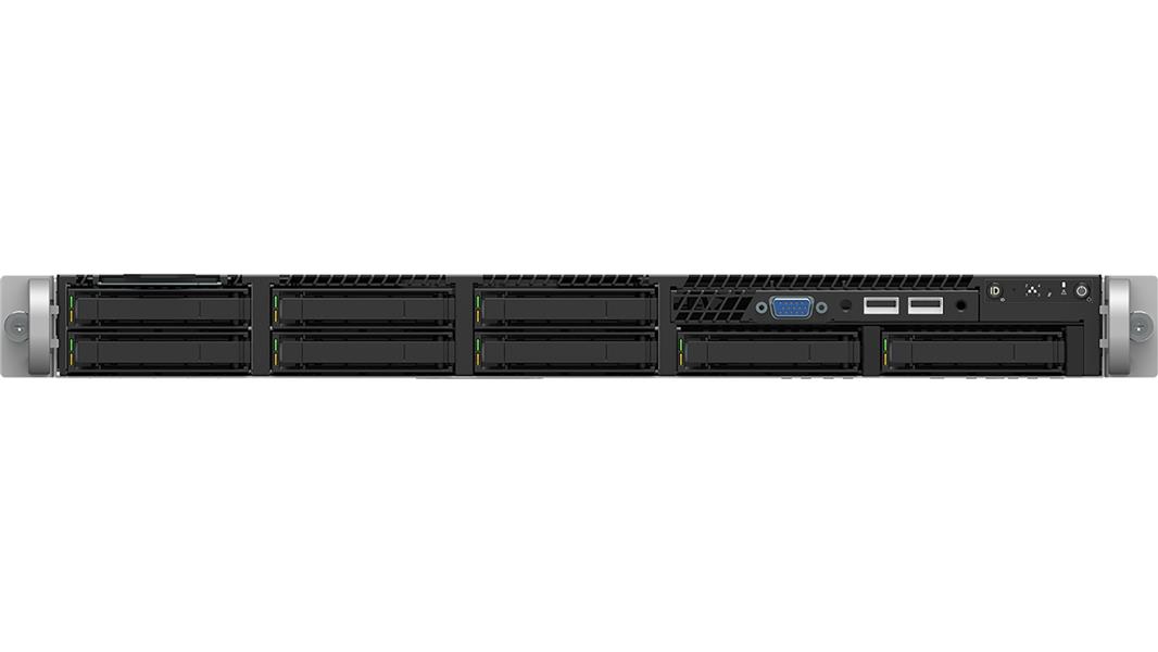 Intel R1208WFTZSR server barebone Intel® C624 LGA 3647 (Socket P) Rack (1U) Zwart, Grijs