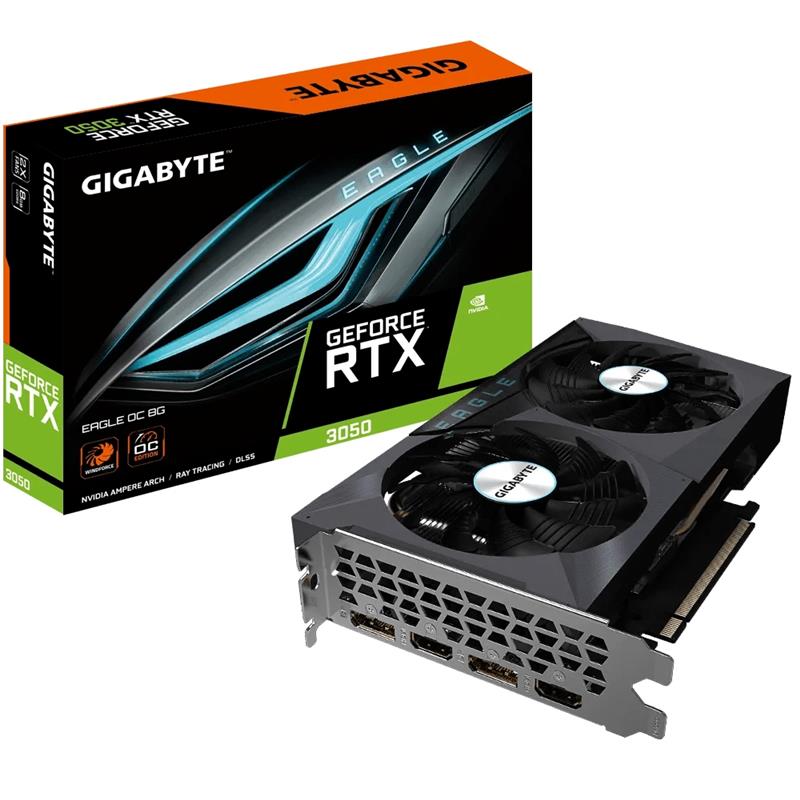 Gigabyte GeForce RTX 3050 EAGLE OC 8G NVIDIA 8 GB GDDR6