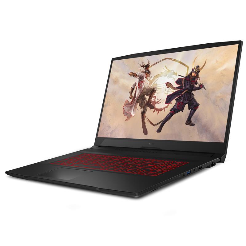 MSI Gaming GF76 11UC-655NL Katana i7-11800H Notebook 43,9 cm (17.3"") Full HD Intel® Core™ i7 16 GB DDR4-SDRAM 512 GB SSD NVIDIA GeForce RTX 3050 Wi-F