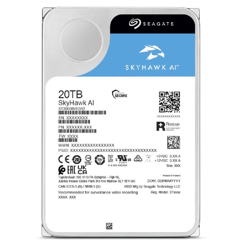 Seagate SkyHawk AI 3.5"" 20 TB SATA III