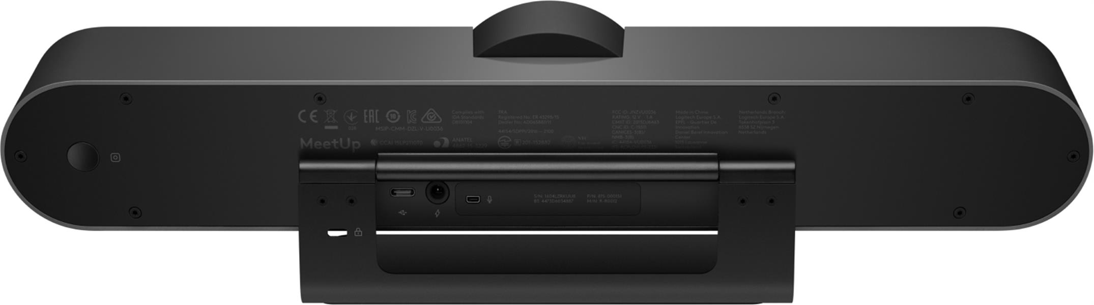 Logitech MeetUp + RoomMate + Tap IP video conferencing systeem Ethernet LAN
