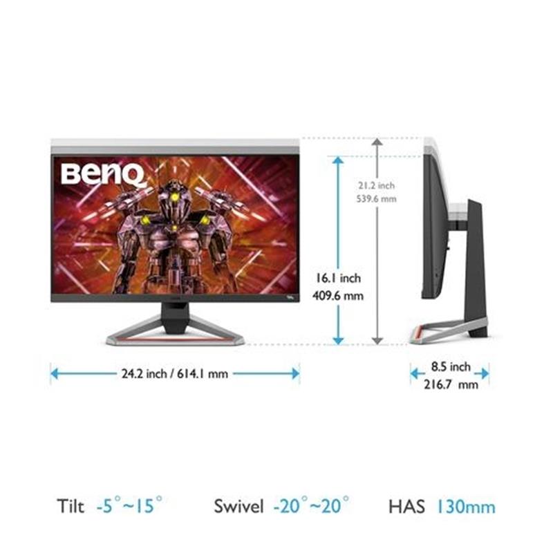 BenQ 9H.LKTLA.TBE computer monitor 68,6 cm (27"") 3840 x 2160 Pixels 4K Ultra HD LED Zwart
