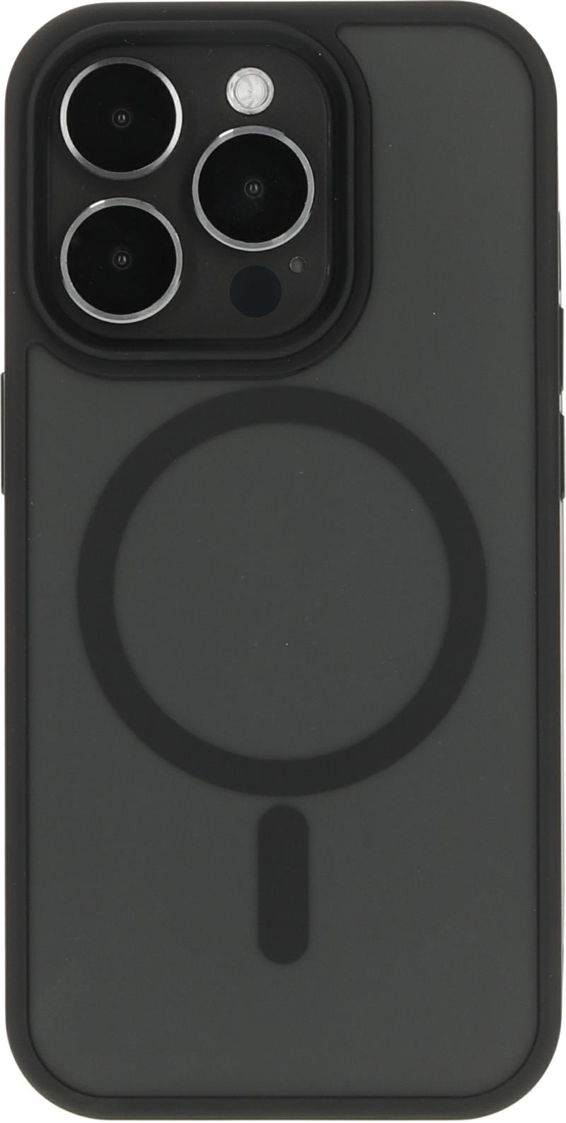 Mobiparts Hardcover Apple iPhone 15 Pro Satin Black (Magsafe Compatible)