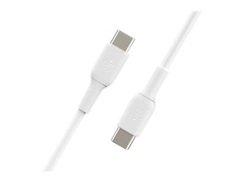 Belkin CAB003BT2MWH USB-kabel 2 m USB C Wit