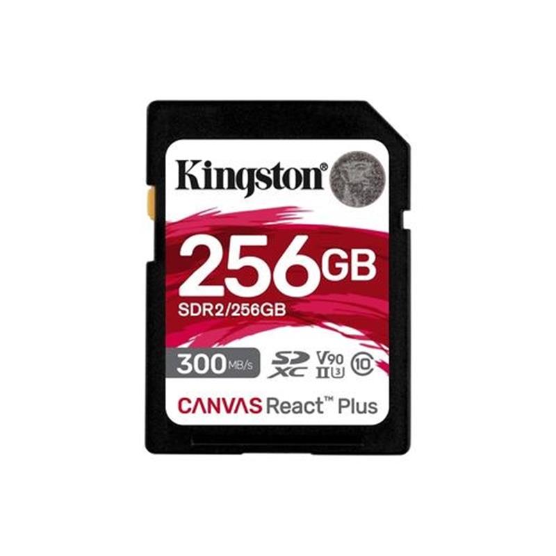 KINGSTON 256GB Canvas React Plus SDXC