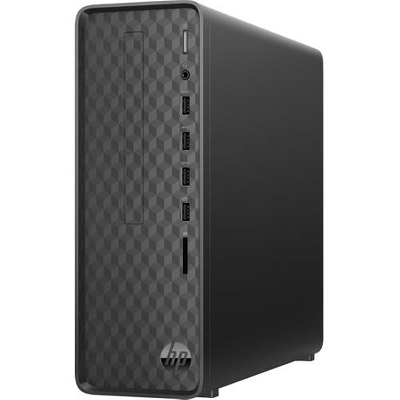 HP Slim Desktop S01-pF2003nd i5-12400T Mini Tower Intel® Core™ i5 8 GB DDR4-SDRAM 512 GB SSD Windows 11 Home PC Zwart