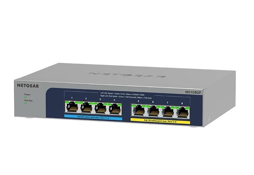 NETGEAR 8Port Ultra60 PoE unmgd Switch