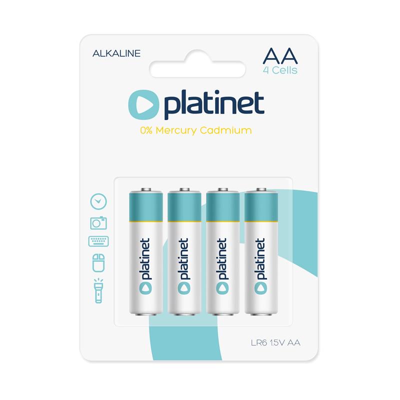 Platinet PMBLR064B huishoudelijke batterij Wegwerpbatterij AA Alkaline