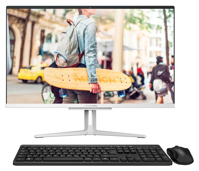 MEDION Akoya E23301 - All-in-one PC - 23.8 inch Full HD - Windows 11 Home - AMD Ryzen 5 - 8 GB RAM - 512 GB SSD