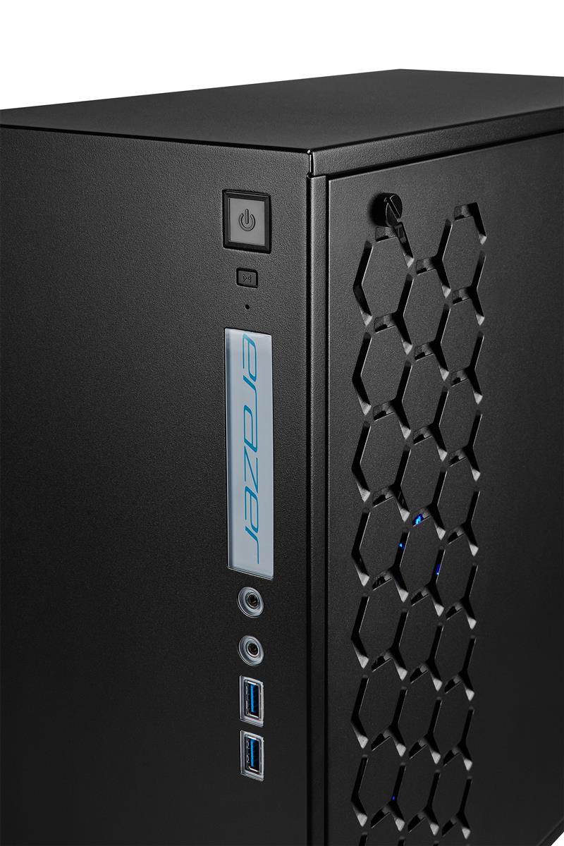 MEDION ERAZER ENGINEER P10 i7-12700F Mini Tower Intel® Core™ i7 16 GB DDR4-SDRAM 1000 GB SSD Windows 11 Home PC Zwart