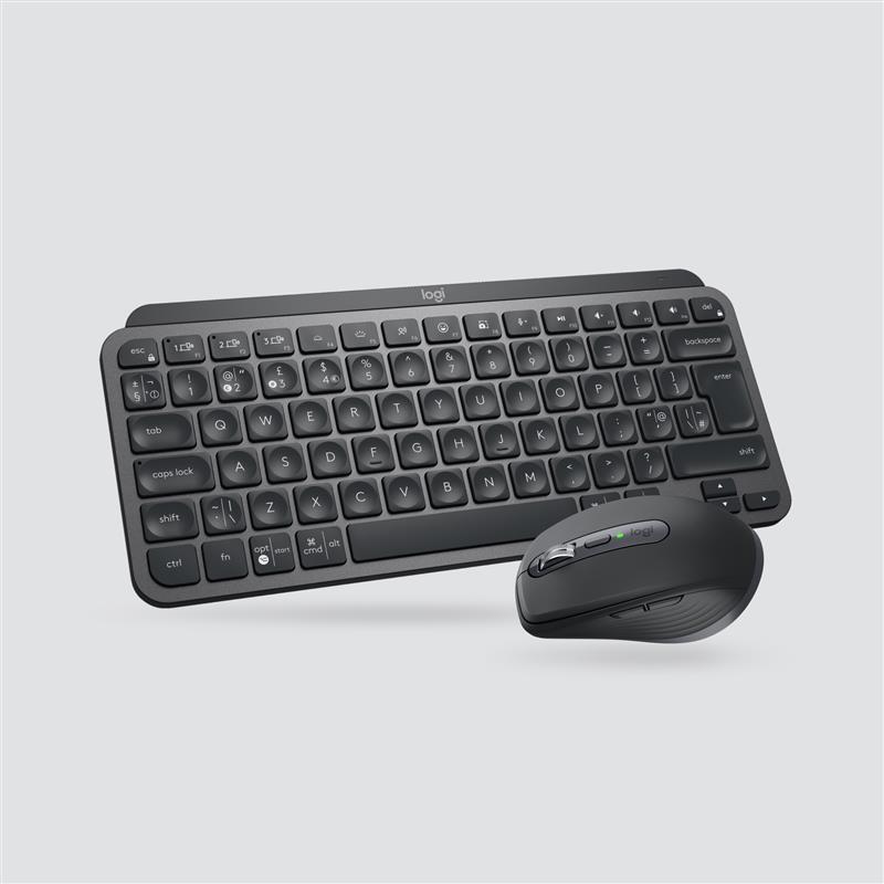 Logitech MX Keys Mini Combo for Business toetsenbord Inclusief muis RF-draadloos + Bluetooth QWERTZ Zwitsers Grafiet