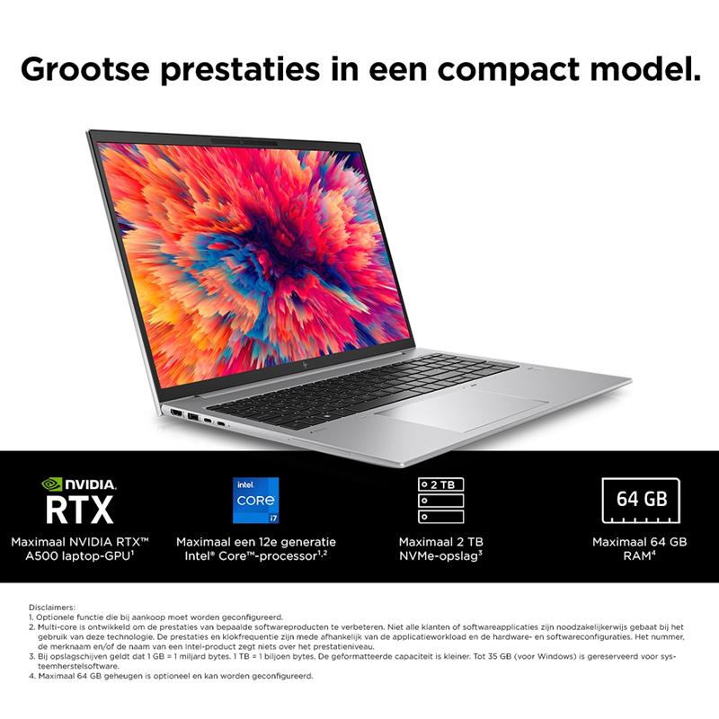 HP ZFly16G9 i7-1255U 16 16 512 W10P W11P