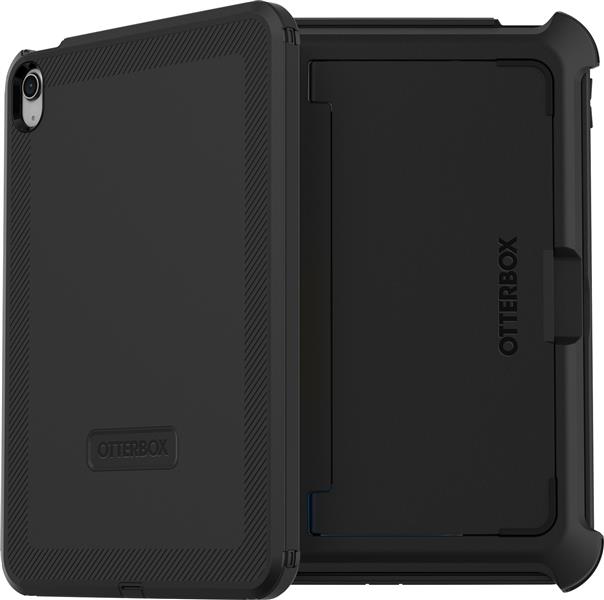 OtterBox Defender Case voor iPad 10th gen, schokbestendig, ultra robuuste met ingebouwde schermbeschermer, 2x getest volgens militaire standaard, Zwar