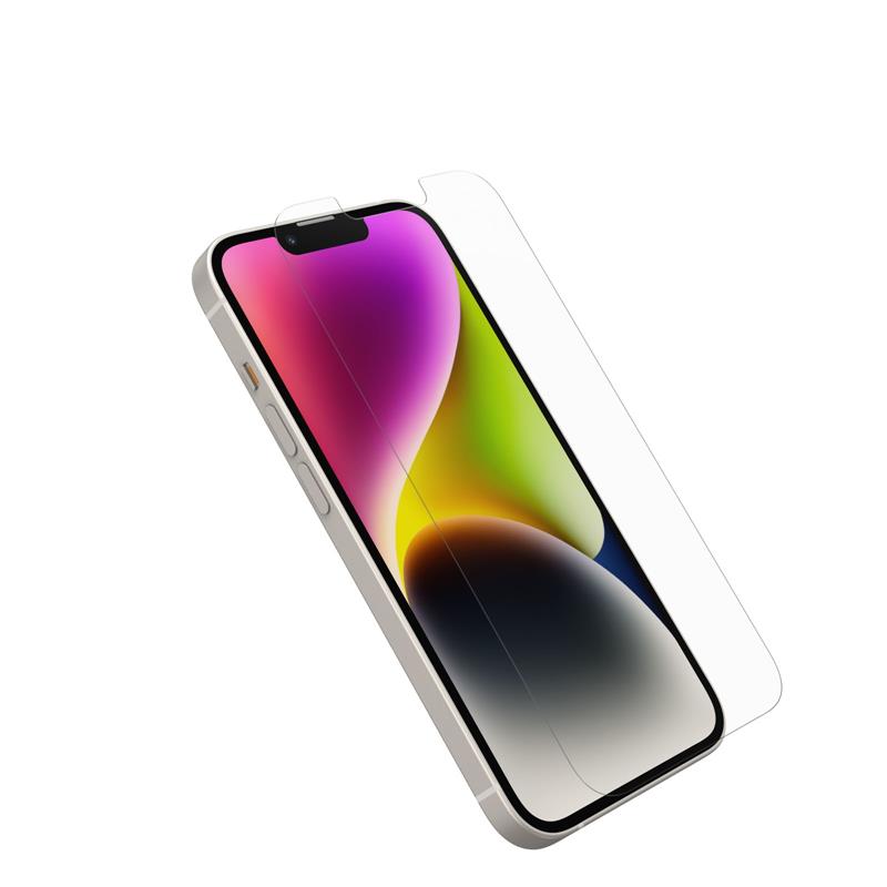 OtterBox Alpha Glass-screenprotector voor iPhone 14, iPhone 13 and iPhone 13 Pro , gehard glas, x3 krasbescherming, overleeft vallen tot 3ft, antimicr