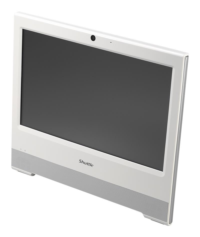 Shuttle XPC All In One PC POS X508 (white) Intel® Celeron® 39,6 cm (15.6"") 1366 x 768 Pixels Touchscreen 4 GB DDR4-SDRAM 120 GB SSD Alles-in-één-pc W