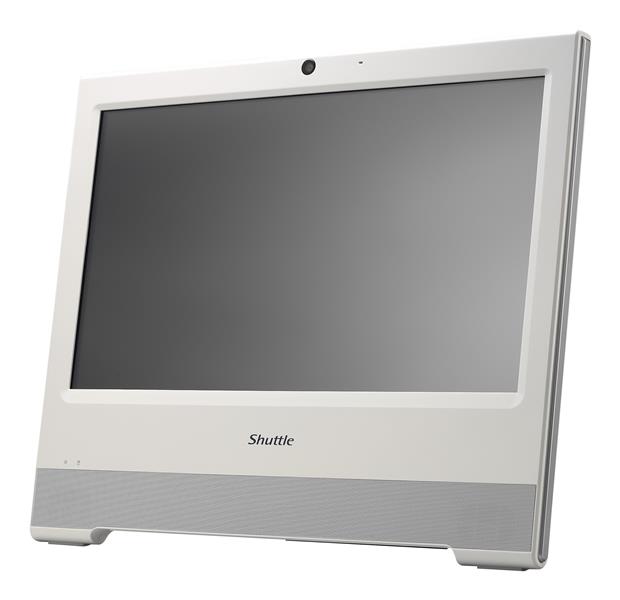 Shuttle XPC All In One PC POS X508 (white) Intel® Celeron® 39,6 cm (15.6"") 1366 x 768 Pixels Touchscreen 4 GB DDR4-SDRAM 120 GB SSD Alles-in-één-pc W