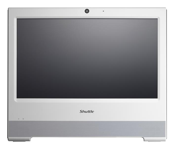 Shuttle XPC All In One PC POS X508 (white) Intel® Celeron® 39,6 cm (15.6"") 1366 x 768 Pixels Touchscreen 4 GB DDR4-SDRAM 120 GB SSD Alles-in-één-pc W